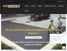 Tablet Screenshot of fixasphalt.com